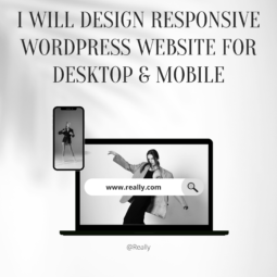 I will design Responsive WordPress Website For Desktop & Mobile
